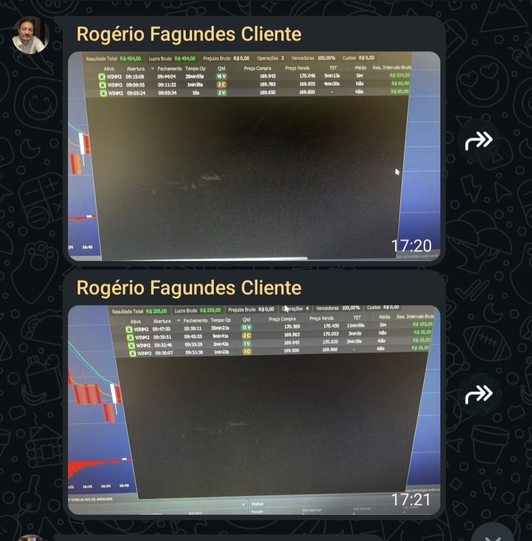 Resultados enviados por cliente Rogerio